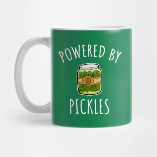 Powered by pickles Mug